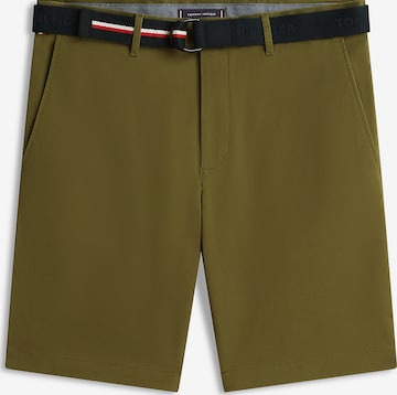 Regular Pantalon chino TOMMY HILFIGER en vert : devant