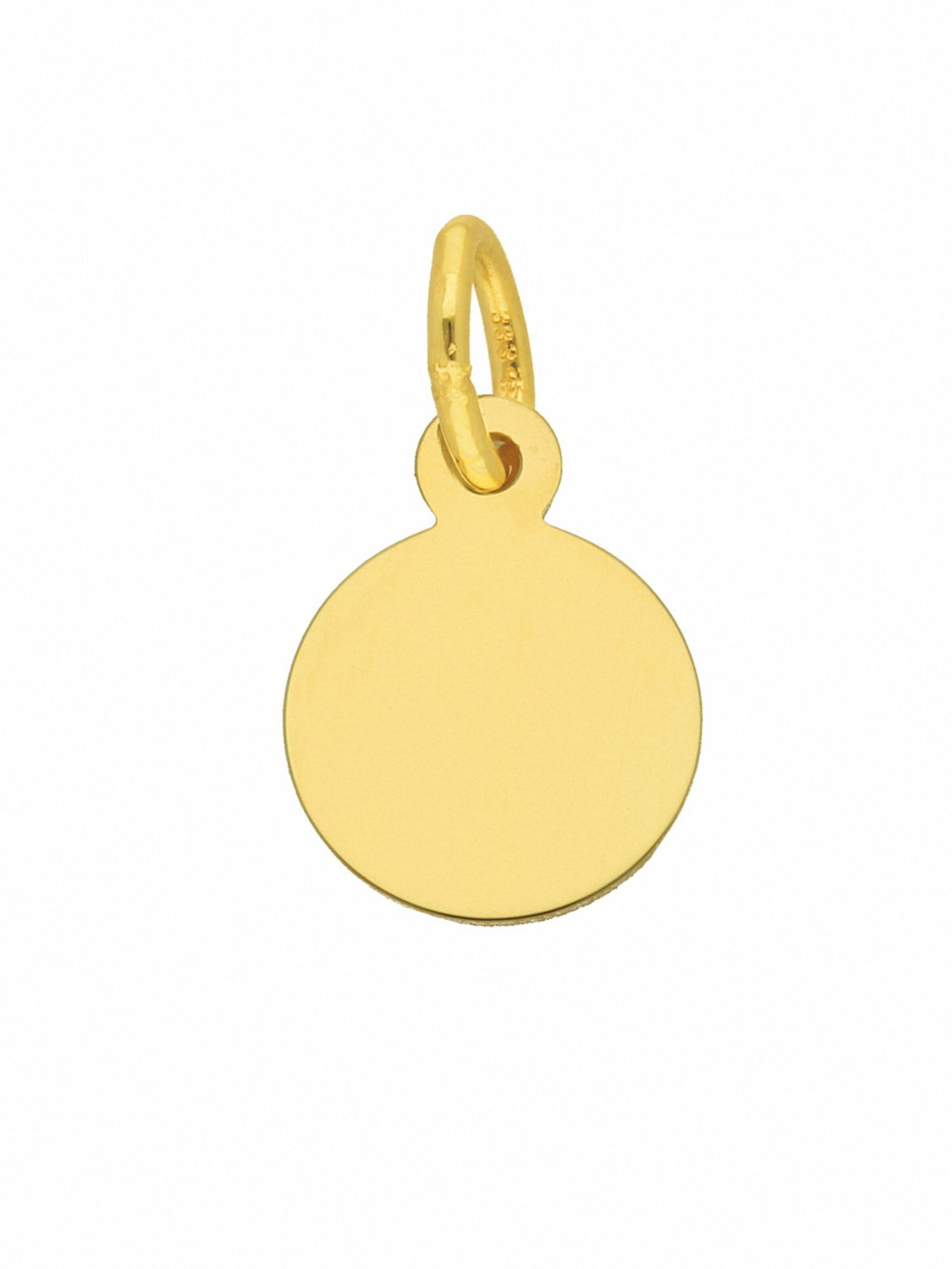 Adelia´s Pendant in Gold: front