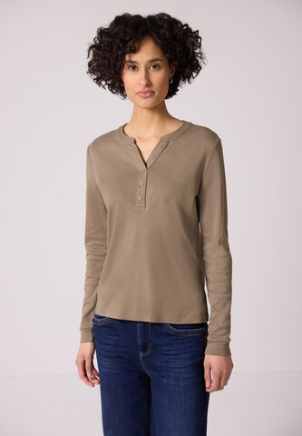 STREET ONE Shirt in Brown: front