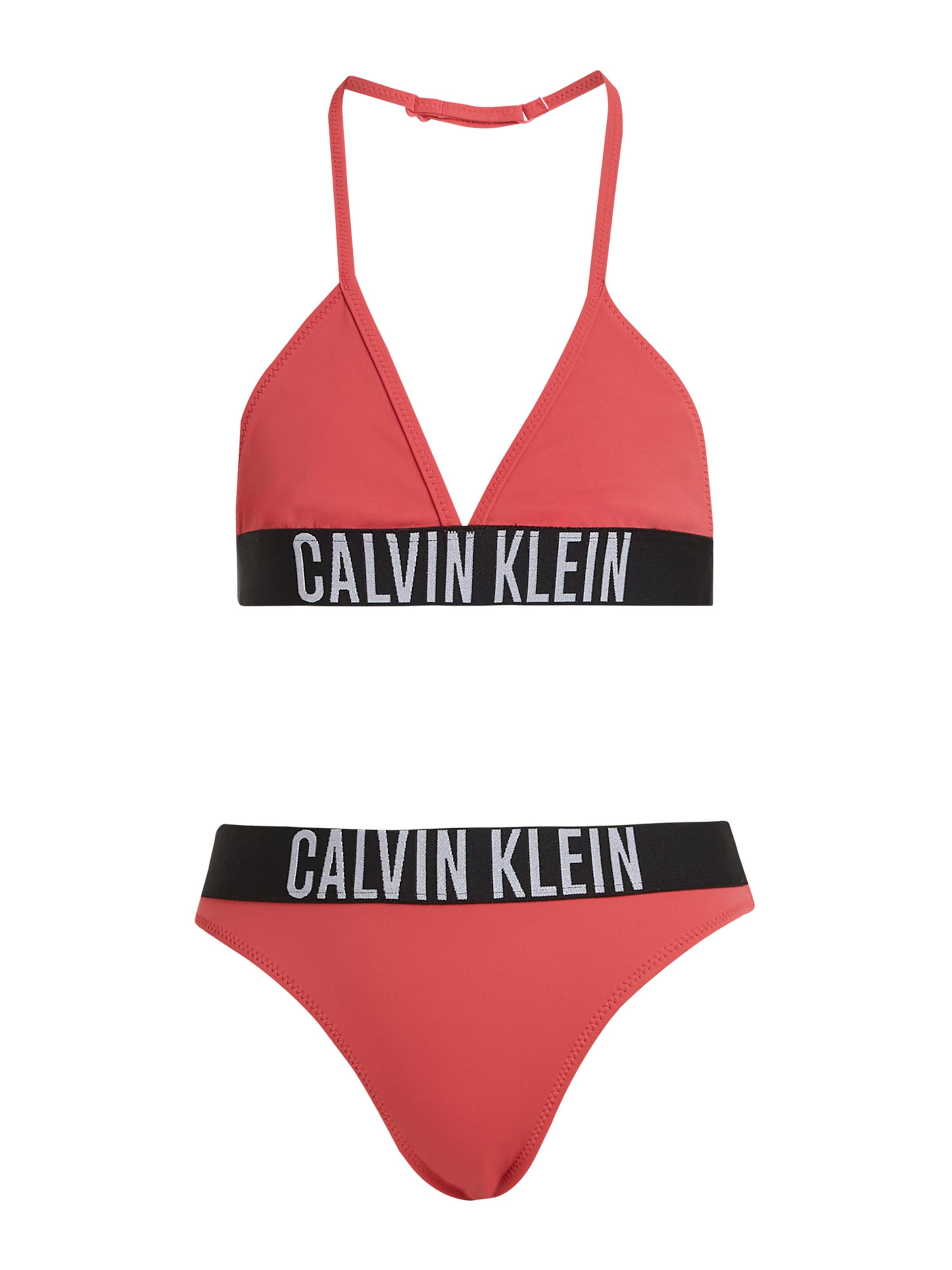 Calvin Klein Swimwear Triangle Bikini 'Intense Power' in Red: front