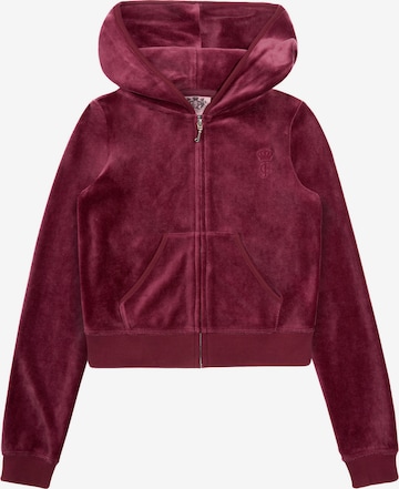 Juicy Couture Sweatjacke 'Robyn ' in Rot: Vorderseite