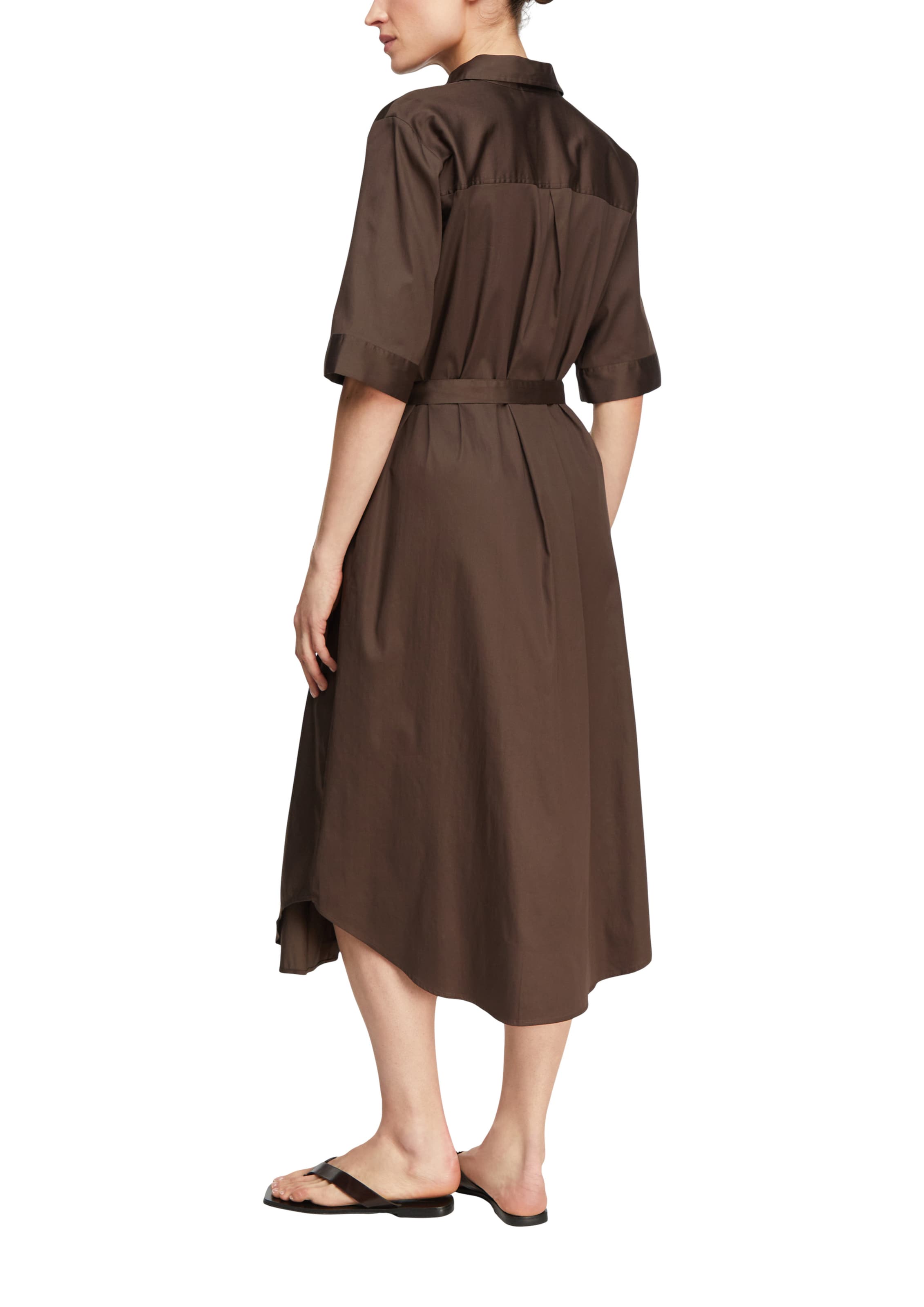 Robe-chemise COMMA en marron