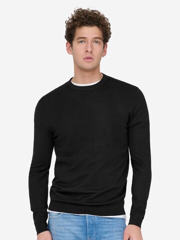Only & Sons Trui 'Wyler' in Zwart