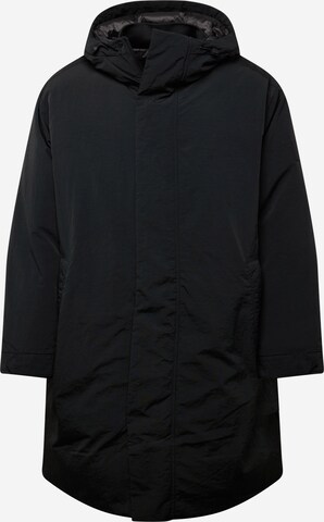 Parka d’hiver Calvin Klein en noir : devant