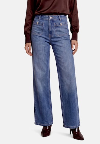 Loosefit Jeans di zero in blu: frontale