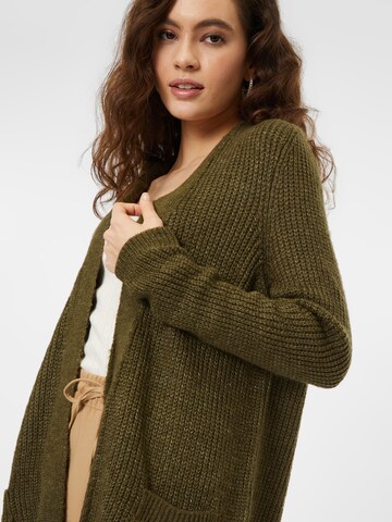 VERO MODA Knit Cardigan 'JACA' in Green