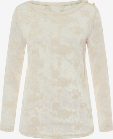 T-shirt ' Longsleeve aus Spitze ' heine en beige : devant