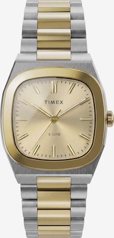 Montre à affichage analogique 'E Line ' TIMEX en or : devant