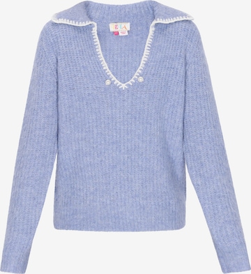 IZIA Oversized neulepaita värissä sininen: etupuoli