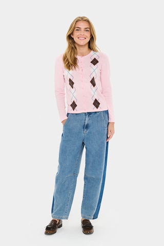 SAINT TROPEZ Strickjacke in Pink