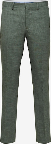 SELECTED HOMME Παντελόνι με τσάκιση 'Oasis' σε πράσινο: μπροστά