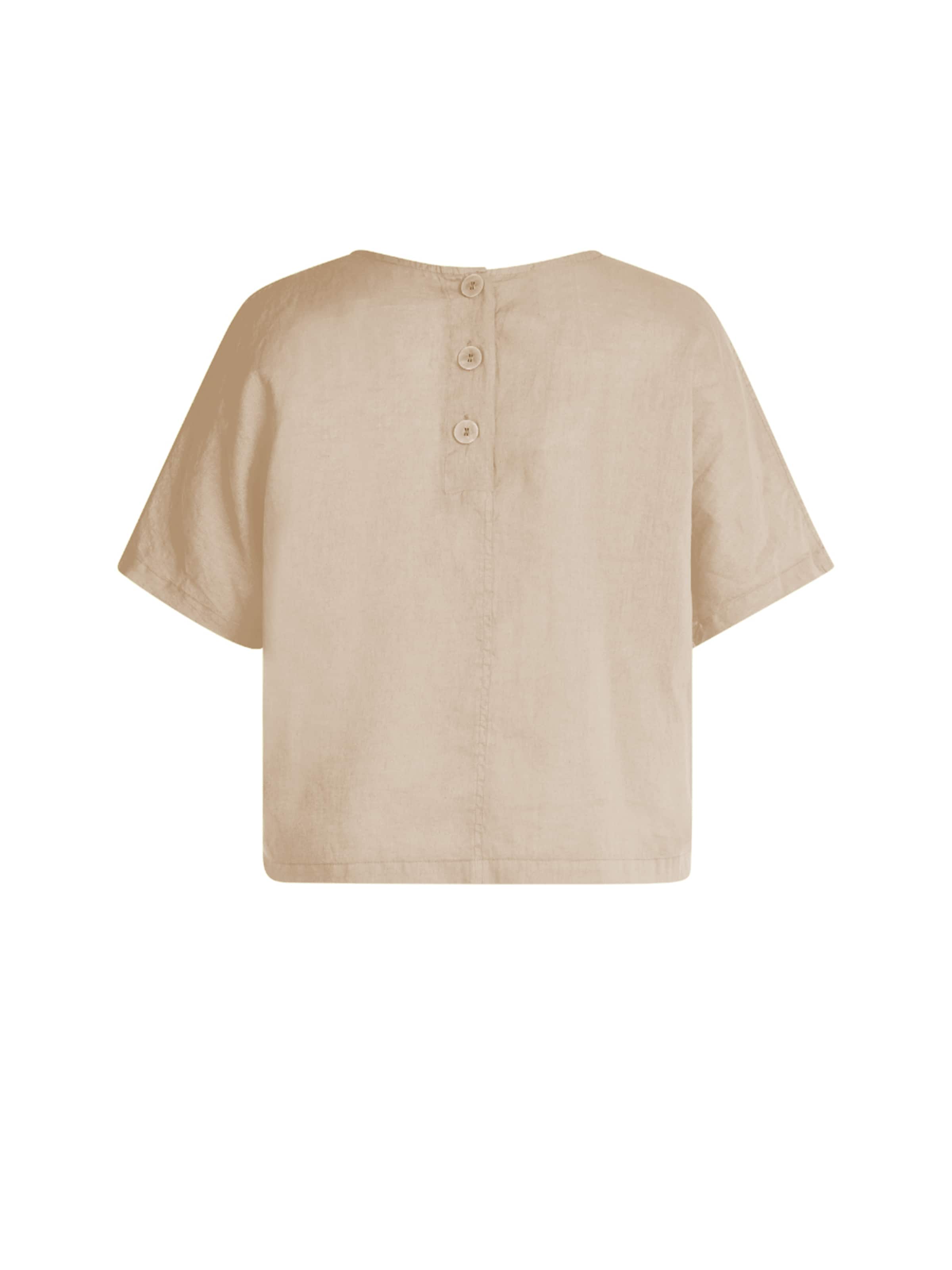 Haris Cotton Blouse 'Curve' in Beige