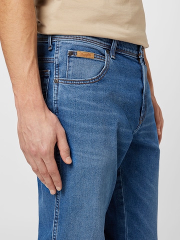 WRANGLER regular Jeans 'TEXAS SLIM' i blå