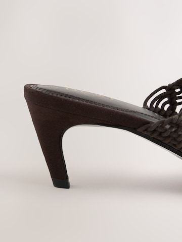 Next T-bar sandals in Brown