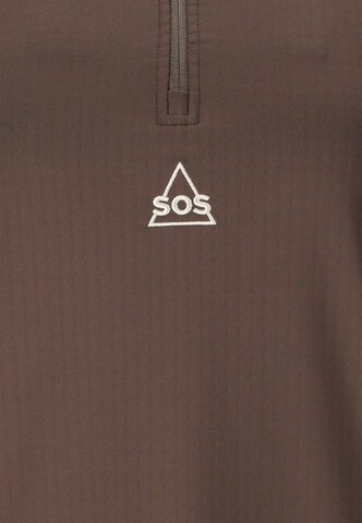 SOS Performance shirt in Brown