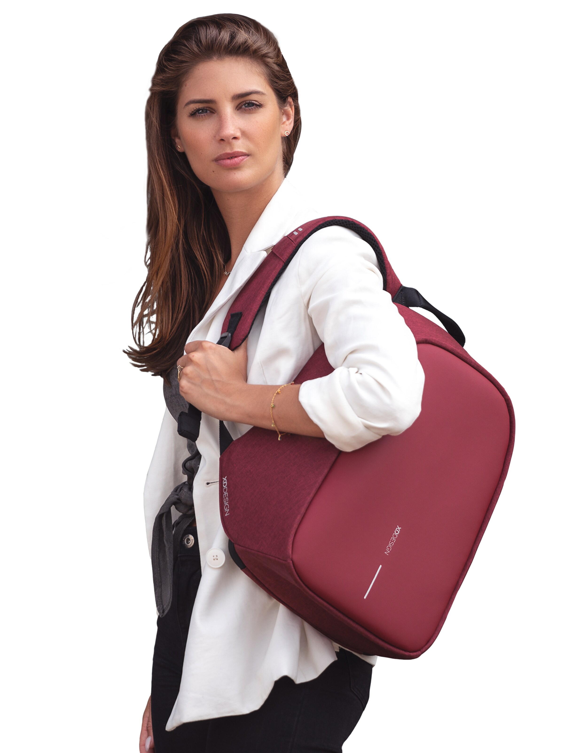 Frauen Taschen & Rucksäcke XD Design Rucksack 'Bobby' in Rot - FR07679