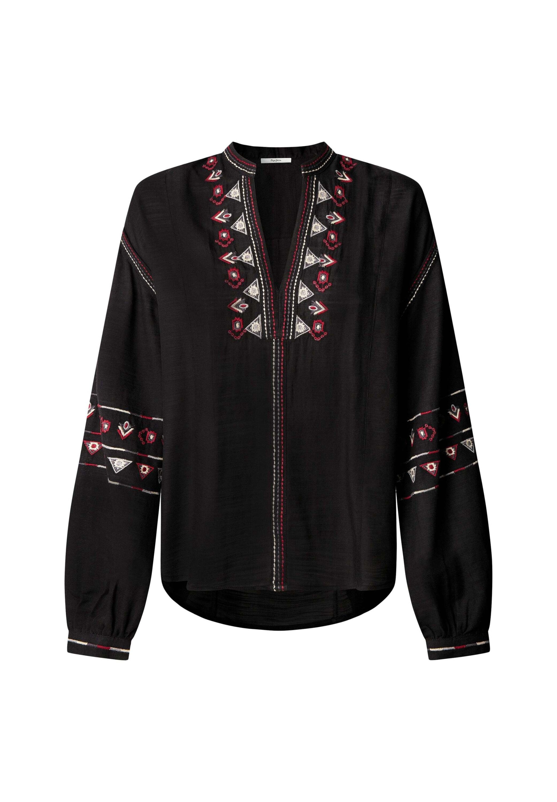 Pepe Jeans - Blusa 'Janna' en negro: frente