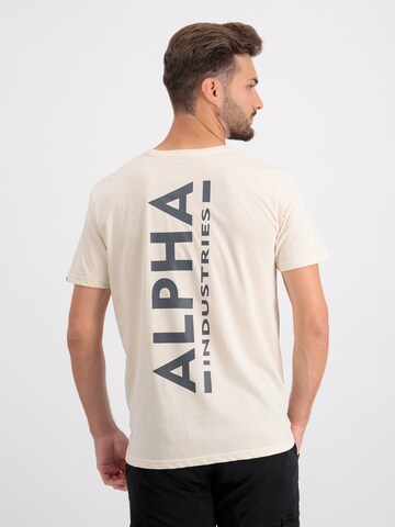 T-Shirt ALPHA INDUSTRIES en beige