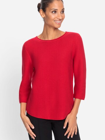 Pull-over 'Henny' Olsen en rouge : devant