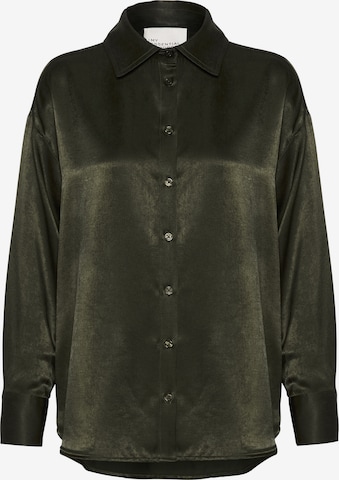 My Essential Wardrobe Pusero 'Estelle' värissä vihreä: etupuoli