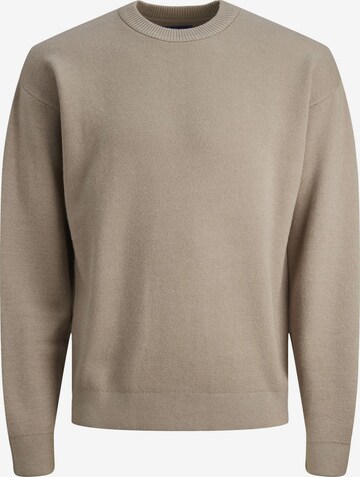 JACK & JONES Sweater 'RAY' in Grey: front