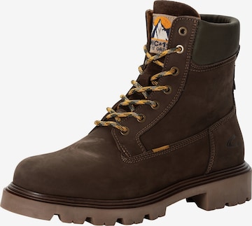 CAMEL ACTIVE - Botas com atacadores em castanho: frente