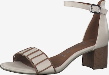 TAMARIS Sandalen met riem in Beige: voorkant