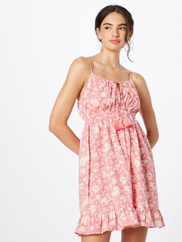 rožinė River Island Vasarinė suknelė: priekis