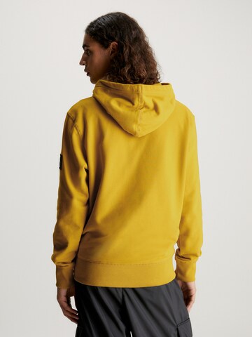 Sweat-shirt Calvin Klein Jeans en jaune