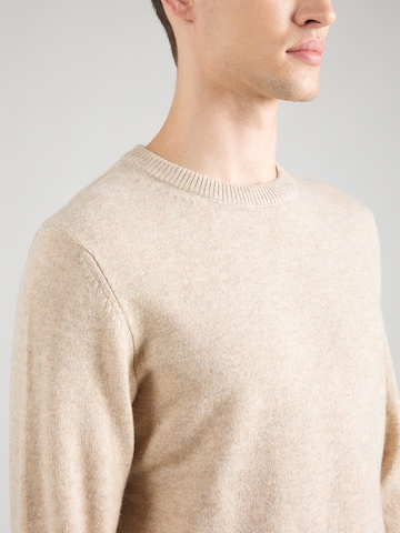 JACK & JONES Sweater in Beige