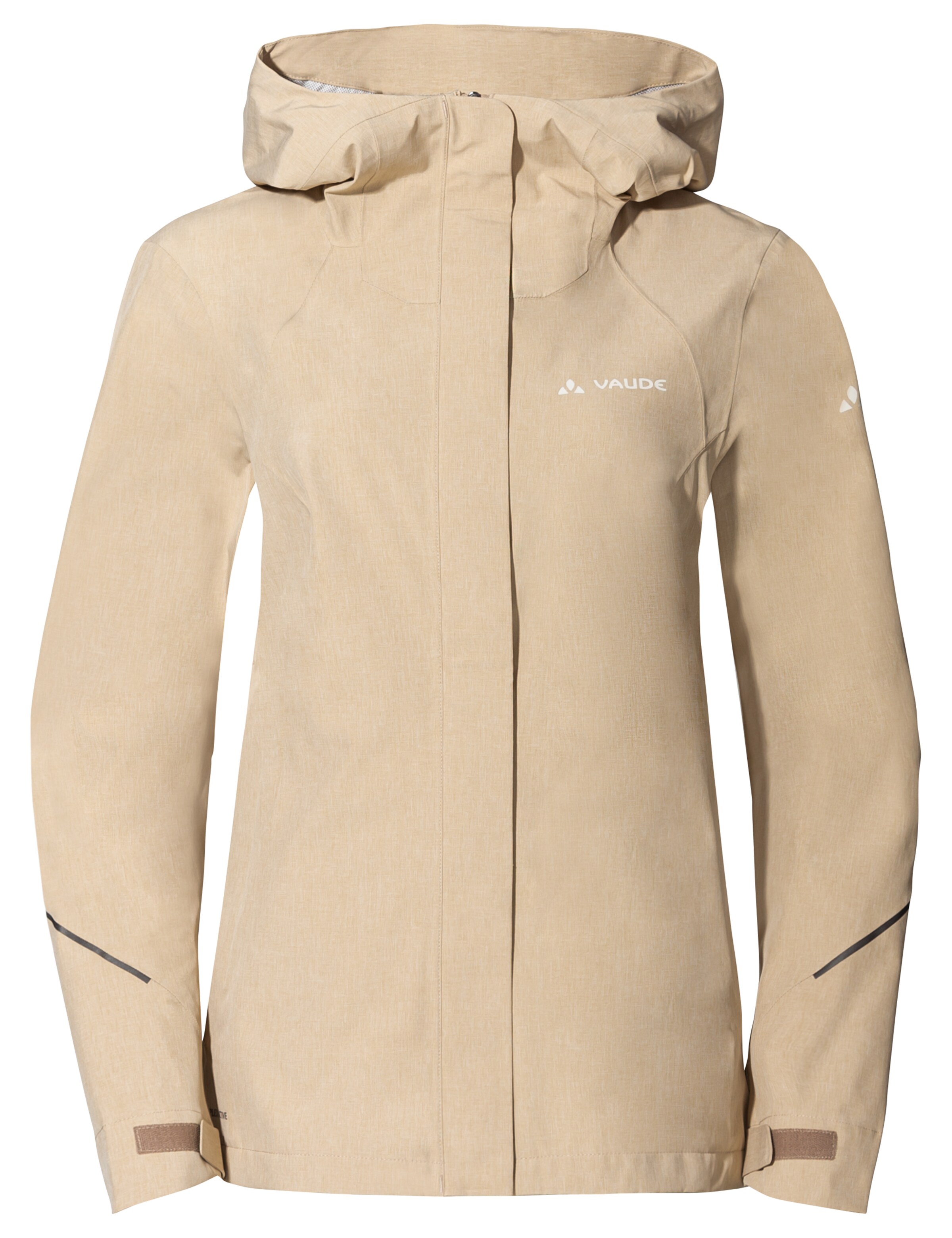 VAUDE Sportjas 'Yaras' in Beige: voorkant