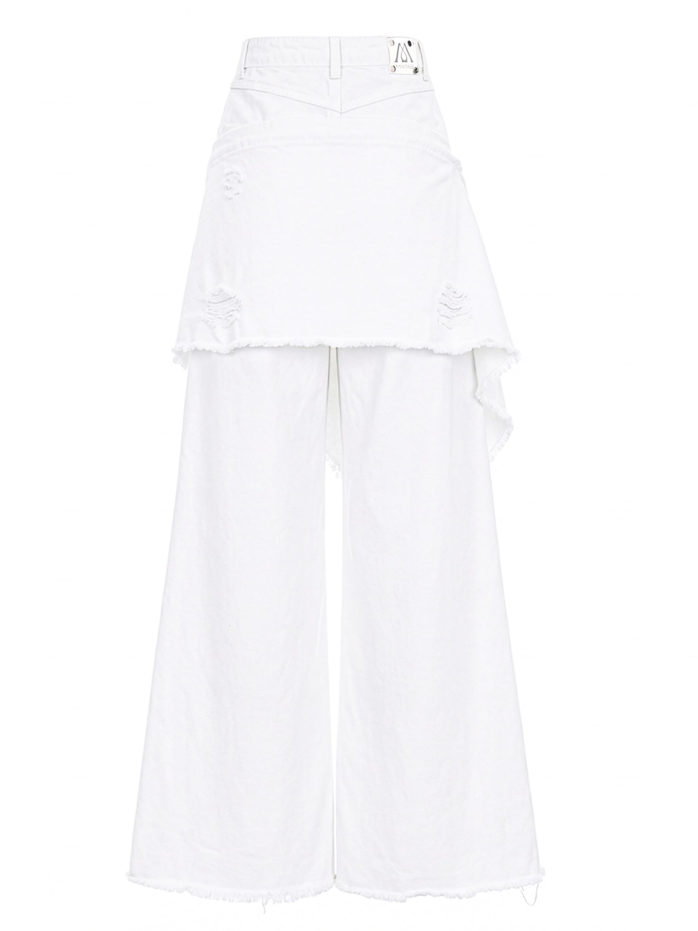 Wide leg Jeans 'Pistols' di Montage The Label in bianco
