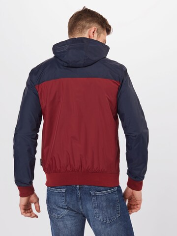 INDICODE JEANS Prehodna jakna 'Keyse' | rdeča barva