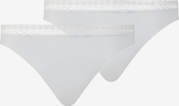 String Chantelle en blanc : devant