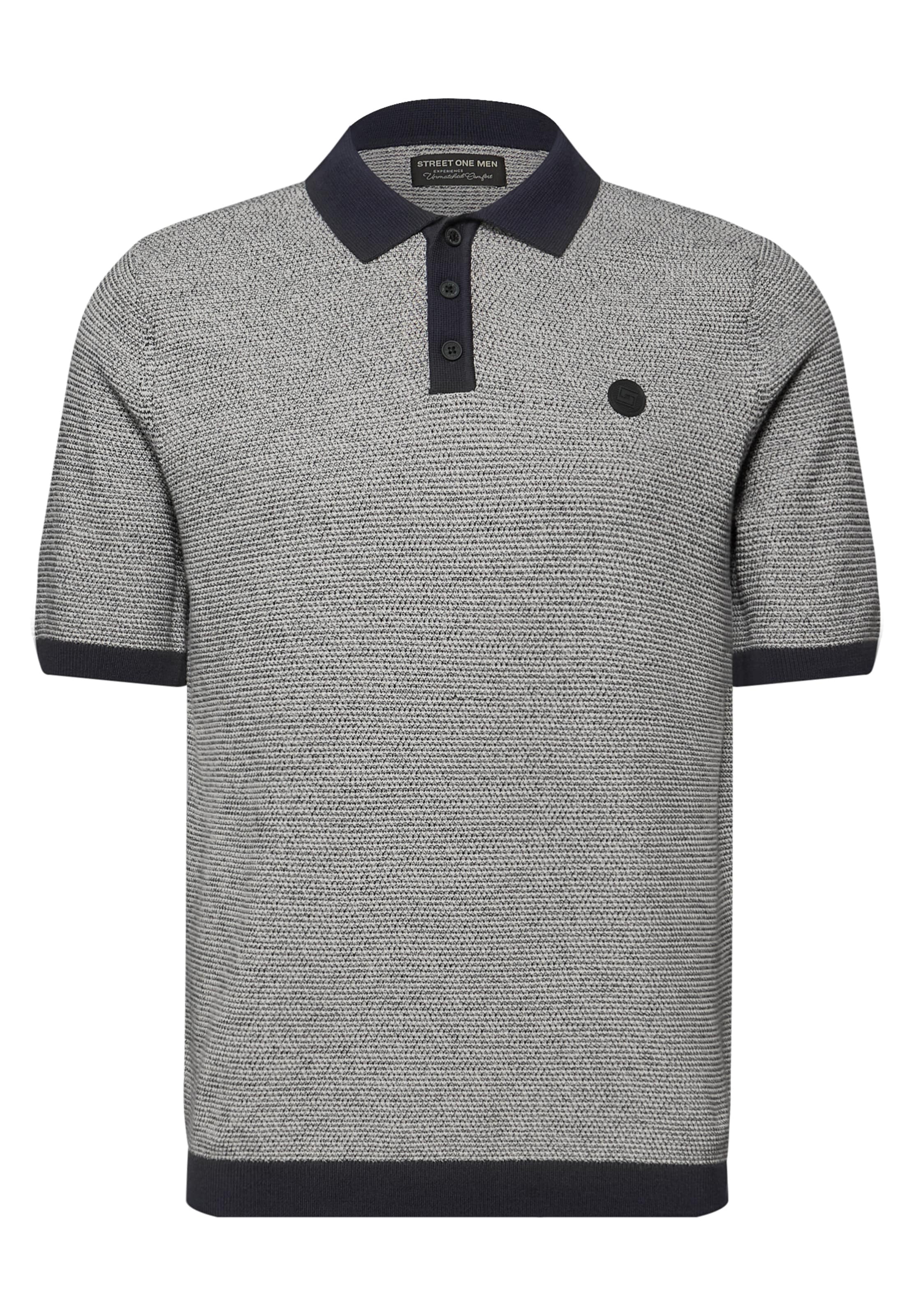 Street One MEN Sweater in Grey: front