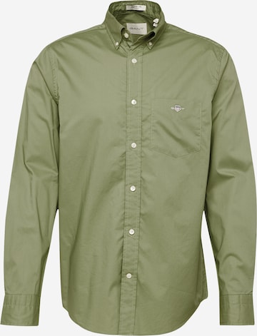 Chemise GANT en vert : devant