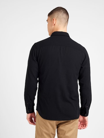 Coupe slim Chemise 'JJJOSHUA' JACK & JONES en noir