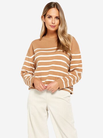 LolaLiza Sweater in Brown: front