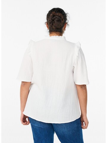 Zizzi Blouse 'Vvivu' in White