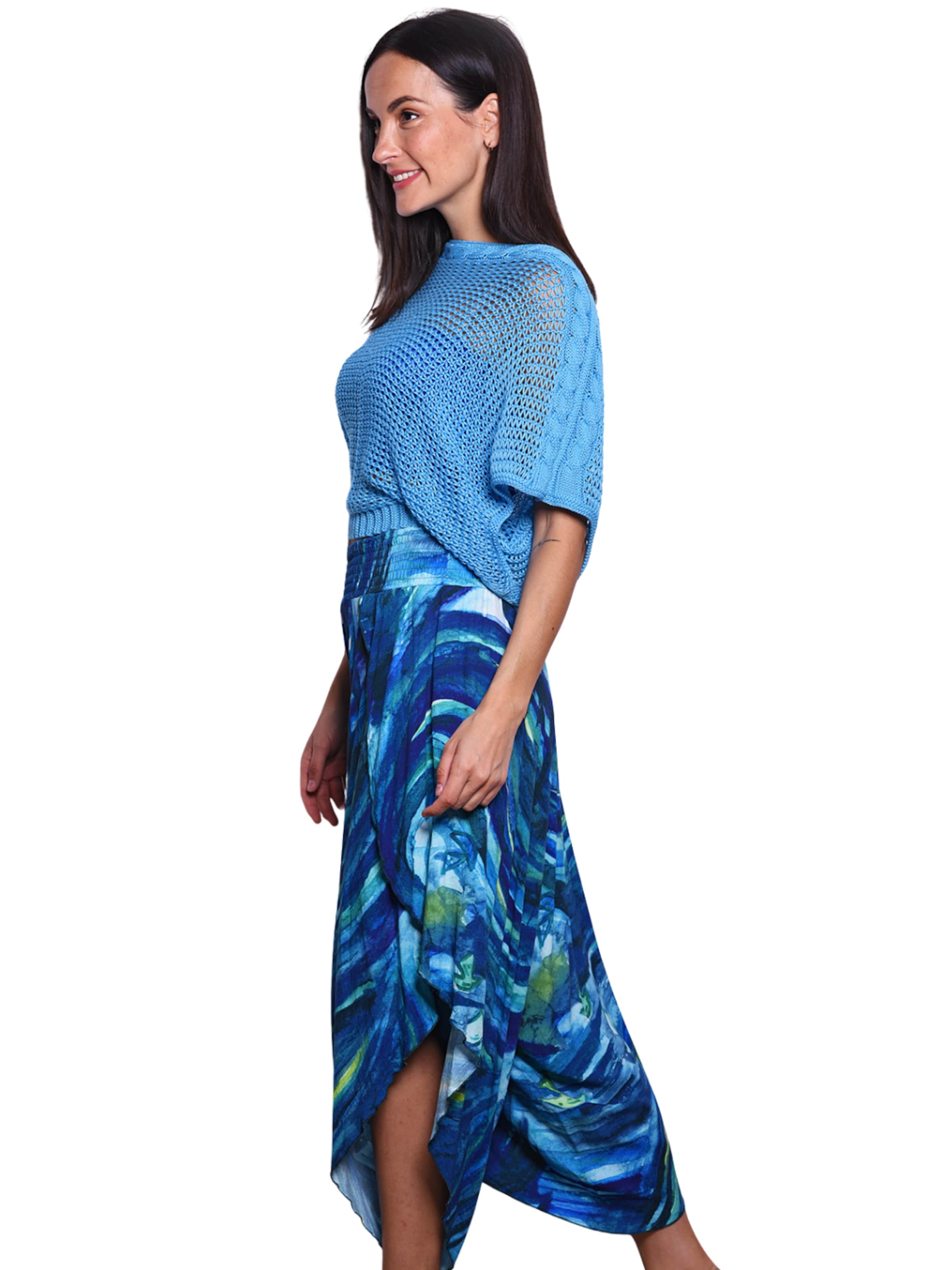 Süel knitwear Knitted top 'Birthday' in Blue