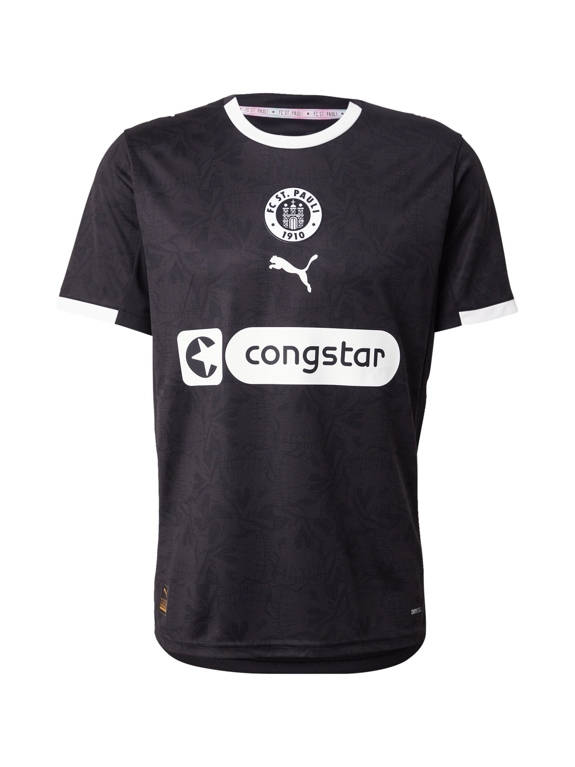 melns PUMA Sportiska stila krekls 'FC St. Pauli 25/26': no priekšpuses