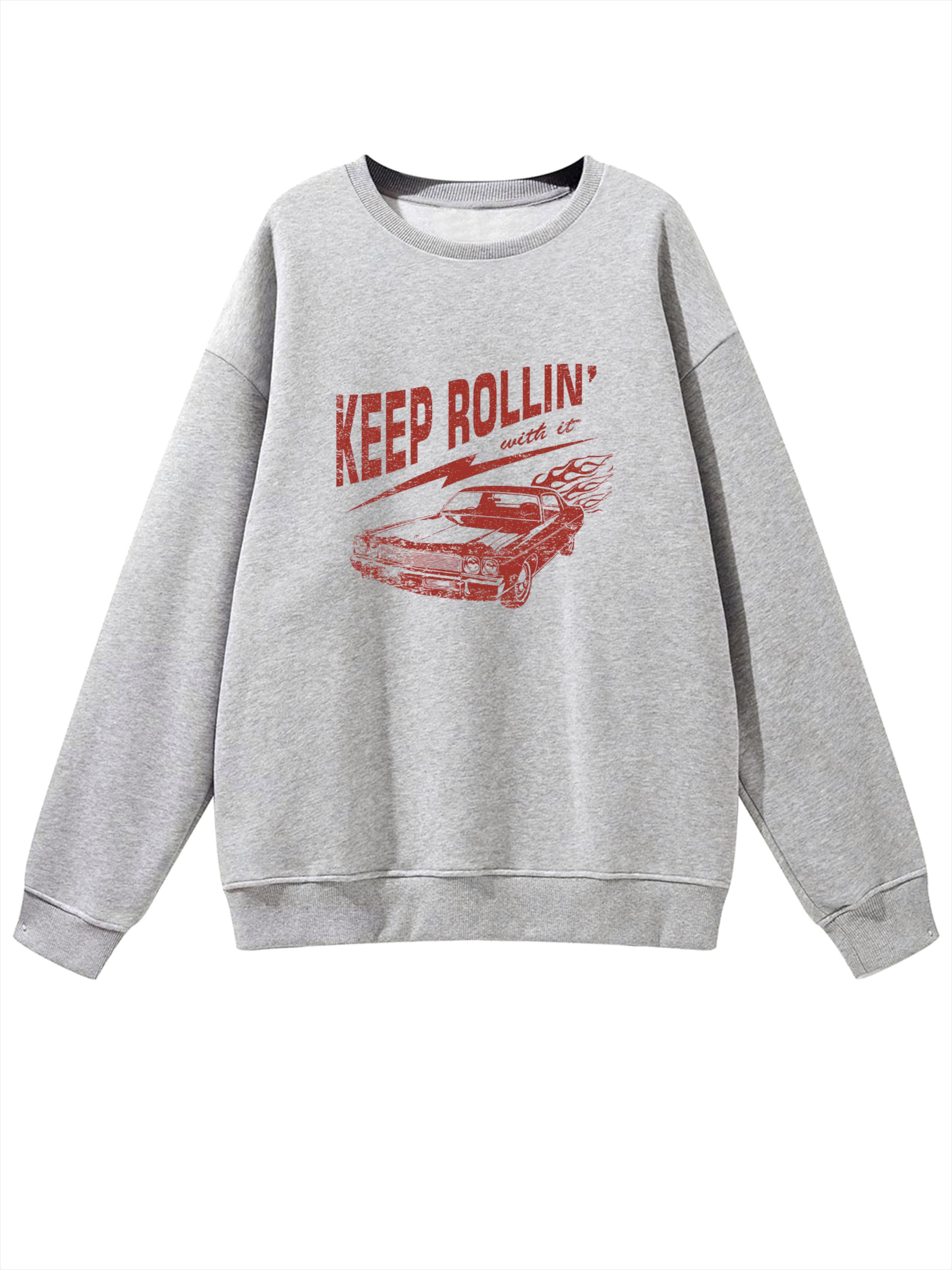 GORHEY - Sudadera en gris: frente