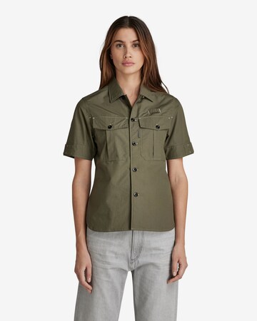 G-Star RAW Blouse in Green: front