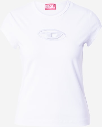DIESEL Μπλουζάκι 'ANGIE' σε λευκό: μπροστά
