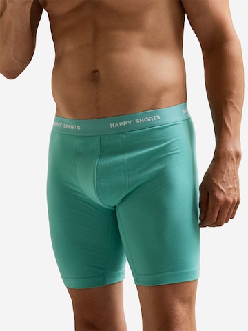 Boxers Happy Shorts en bleu : devant