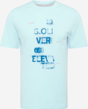 s.Oliver Shirt in Blauw: voorkant