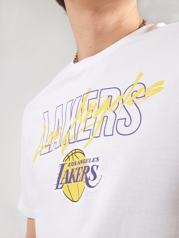 NEW ERA Tričko 'NBA LOSLAK' – bílá