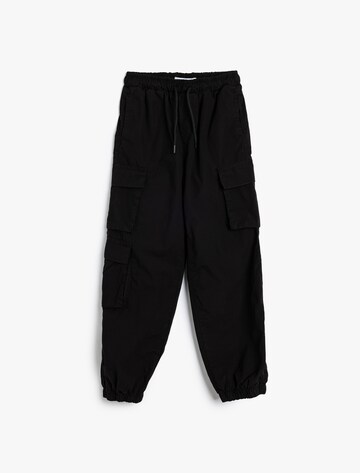 Koton Loosefit Broek in Zwart: voorkant