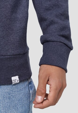 Mikon Sweatshirt 'Anker' in Blau