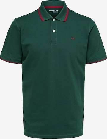 SELECTED HOMME Poloshirt 'Aze' in Grün: predná strana